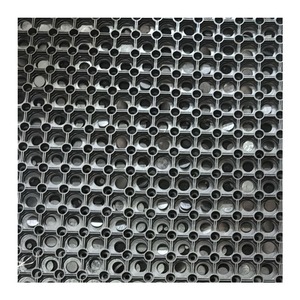 Non <b>Slip</b> Tufted Plain Rubber Hollow <b>Mats</b> for Outdoor & Indoor Use Thick Bulk Supply - Product Image 1