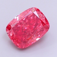 Diamante de Laboratorio Cultivado en Laboratorio, Corte Cojín, Color Rosa Intenso, Certificado IGI, CVD VS1, Corte Excelente, para Diseños de Joyería Personalizada