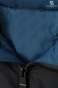 Chaqueta Acolchada Negra Brillante para Hombre, con Capucha, Resistente al Viento, Relleno de Poliéster, para Uso Casual al Aire Libre, Invierno 2026 - Product Image 5