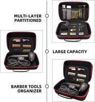 Sac à outils de coiffure, sac à main de barbier, sac à outils de maquillage et cosmétiques, sac porte-ciseaux et peignes, organiseur pour coiffeur - Étui uniquement