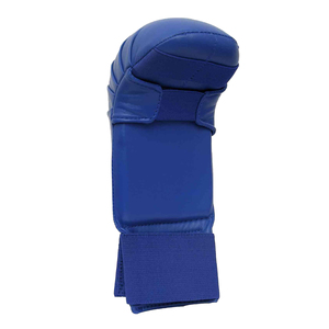 New Design Plain Color Martial Arts PU Leather Made Karate Gloves High Demanding <b>Foam</b> <b>Padding</b> Gloves for Karate - Product Image 1