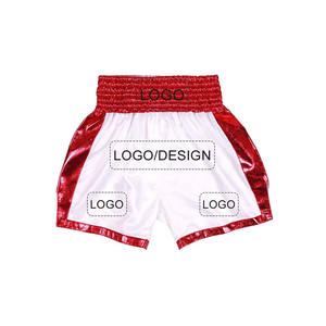 Professional Custom Boxing <b>Trunks</b> <b>Men</b> Satin MMA Kickboxing Shorts, Breathable Training Fight Shorts With Custom Logo, Wholesale - Product Image 2
