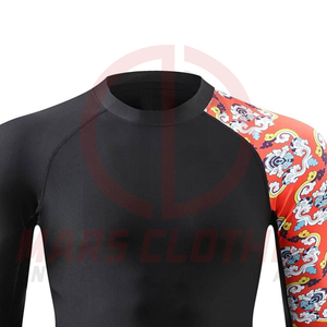 Direct Factory Supplier High Quality Rash Guard <b>For</b> Boys Wholesale Price <b>Men</b> Long Sleeve Rash Guard In Low MOQ - Product Image 4
