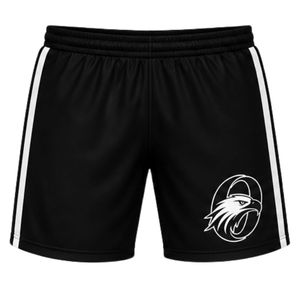 Shorts de hockey sur glace noir et blanc, vêtements de sport durables, uniforme d'équipe, shorts d'entraînement et de match, vêtements de jeu en plein air pour le hockey - Product Image 1