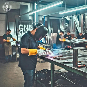 Gants de soudage TIG en cuir de vachette, certifiés CE EN388, résistants à la chaleur, avec coutures en Kevlar, couleur orange - Product Image 2