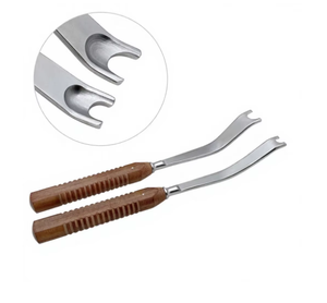 Juego de Retractores Ortopédicos de Gancho Acetabular con Mangos de Madera Manuales, Retractores Femorales Trocanterianos para Cirugía de Reemplazo de Cadera, CE - Product Image 3