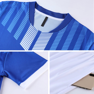 Kids Adult Soccer Jersey Set Women & Men Football Uniform Child Kit Soccer Training Suit Football Shirt <b>Shorts</b> Stripe Sports - Product Image 6