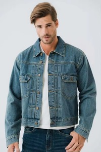 Direct Factory Manufacture New Arrival <b>Long</b> Sleeve Men Jeans <b>Jacket</b> Customized Wholesale Prices <b>Denim</b> <b>Jacket</b> For Sale - Product Image 5