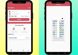 Application mobile de réservation de billets de bus pour Mac avec recherche de trajets en ligne, sélection de sièges, horaires en direct, gestion des réservations et suivi des trajets. - Product Image 2