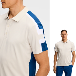 Polo de golf en maille respirante à séchage rapide, tissu jersey extensible, vêtements de sport personnalisés OEM ODM - Product Image 4