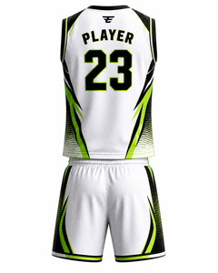 Uniforme Deportivo de Baloncesto para Hombre de Alta Calidad, Conjunto de Jersey Transpirable de Malla con Logotipo Personalizado e Impresión de Número de Jugador - Product Image 4