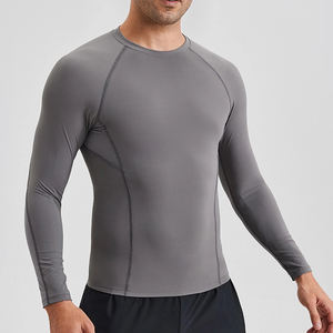 เสื้อยืดออกกำลังกายผู้ชายขายดี ทรงปกติ ออกแบบได้ตามต้องการ ผ้ารัดรูป ระบายอากาศดี เหมาะสำหรับฟิตเนสและเล่นกีฬา - Product Image 4