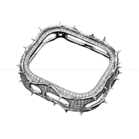 Reloj de pulsera con diamante cultivado en laboratorio con certificación IGI, color D, VVS1, de precisión artesanal, joyería de lujo para comercio global.