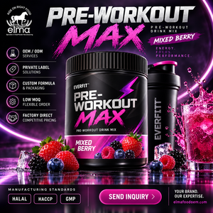 Fournisseur de poudre de protéines de lactosérum à la vanille en marque privée en Malaisie, fabrication OEM de shakes WPC sur mesure, croissance musculaire pour adultes, 20-29g - Product Image 1