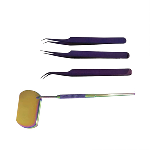 Best Mini Single-Sided Gold Finish Stainless Steel Eyelash Extension Mirror for Pocket Use Customizable Beauty Care Private - Product Image 3