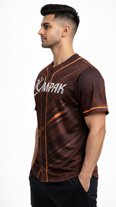 Camiseta de béisbol elegante para equipo, hecha con tela suave de sublimación para uso deportivo diario - Product Image 6