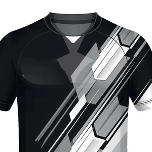 เสื้อยืดคอกลมแขนสั้นผ้าถักพิมพ์ลายแบบ Heat-Transfer สำหรับผู้ชาย สไตล์ล่าสุด ขายดี วัสดุทนทาน ปรับแต่งได้เต็มที่ - Product Image 6