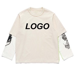 เสื้อยืดแขนยาวผู้ชายแบบหนาสองชั้น เสื้อยืดแขนยาวสองชั้นแบบสั่งทำได้ สไตล์ใหม่ เสื้อยืดแขนยาวสองชั้นสำหรับผู้ชาย - Product Image 3