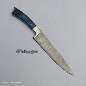 Cuchillo de Chef Tradicional Japonés de Lujo Ecológico con Hoja de Acero Inoxidable de 67 Capas, Mango de Madera Pakka y Funda de Cuero - Product Image 3