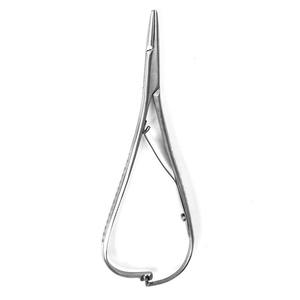 Professional Mathieu Needle Holder Surgical Instrument with Ratchet Handle for Precision Suturing and <b>Tissue</b> Closure - Product Image 4