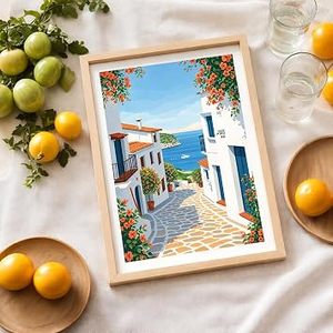 Cadre photo rectangulaire en bois classique, écologique, fait main, avec impression couleur, durable, pour table et mur, décoration intérieure - Product Image 4