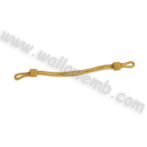 Cordon de casquette personnalisé avec logo, nouvelle arrivée, cordon promotionnel pour chapeau, vente chaude |   Cordon de chapeau personnalisé avec finition métallique tressée - Product Image 6