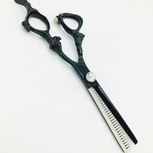 Hair trimming tools with dragon <b>handle</b> for barber applications Dragon <b>handle</b> salon quality <b>shears</b> for haircut - Product Image 2