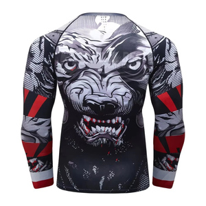 New Arrival Men's <b>Compression</b> <b>Shirt</b> Spandex/Polyester 220g Full Sleeve High Quality Comfortable Casual Use Breathable - Product Image 6