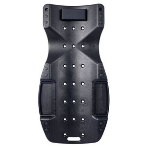 Creeper in plastica da 48 pollici con poggiatesta imbottito doppio portautensili ergonomico corpo in HDPE modellato a soffiaggio 440 lb capacità rampe nere - Product Image 4