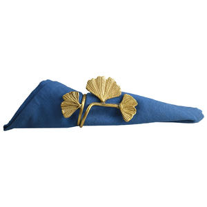 Nouveaux arrivages anneau de serviette en métal plaqué Design porte-serviettes pour Table à manger fête de mariage et décoration de vaisselle d'hôtel - Product Image 6