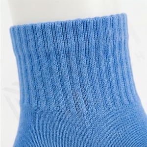 Blue Geometric Pattern Athletic Crew Socks Breathable Running Sport Socks for Adults Summer Use - Product Image 4