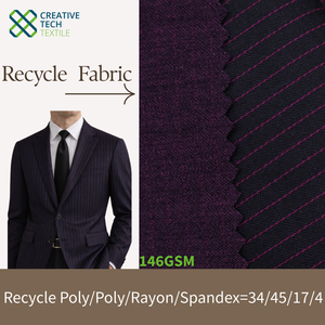 RCO-7G1246 PET/POLIÉSTER/RAYÓN RECICLADO/OP=34/45/17/4 P/D, PET/RAYÓN RECICLADO ECOLÓGICO DE CONCHA DE OYSTER, CALIENTA RÁPIDAMENTE - Product Image 2