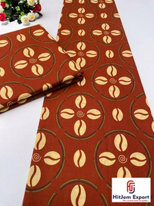 Tissu en coton imprimé wax africain double face occultant de qualité supérieure pour robes Ankara, imperméable, vente en gros, export Hitjem - Product Image 2