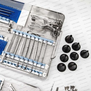 ENT Ear Surgical Instruments Tray Set Stainless Steel Otology Surgery <b>Kit</b> for Ear Anatomy Treatment <b>Kit</b> by Vaslcare - Product Image 2