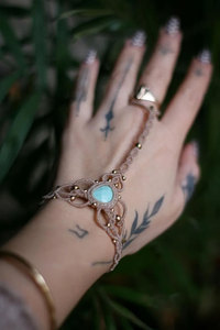 Handmade Turquoise Macrame Pendant <b>Bracelet</b> Beige Adjustable Boho Healing Ethnic Statement Jewelry Wholesale - Product Image 1