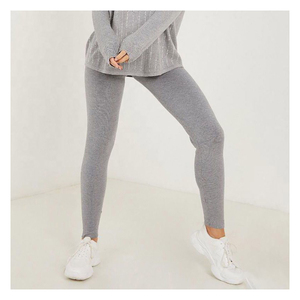 Custom Wholesale High Quality Breathable Sexy Sports <b>Mesh</b> Leggings Women Fitness Simple Running <b>Pants</b> - Product Image 2