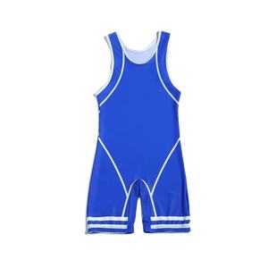 Venta al por mayor OEM talla grande adultos Lucha Libre-uniforme levantamiento de pesas personalizado medias ropa lucha camisetas para hombres - Product Image 1