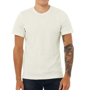 T-shirt décontracté pour homme, taille plus, 100% coton jersey tricoté, couleur unie, coupe classique, manches courtes, col rond, séchage rapide, respirant - Product Image 1