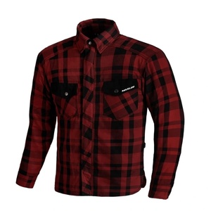 Chemise de moto en flanelle certifiée CE, vêtements de protection pour moto, usine OEM, export en gros - Product Image 2