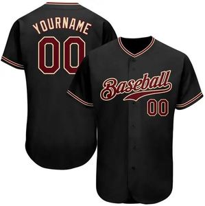 Camiseta de Béisbol Personalizada del Equipo de Atlanta para Adultos, Transpirable, que Absorbe la Humedad, Talla Grande, Diseño de Impresión Completa, Logotipo Personalizado en la Parte Delantera - Product Image 6