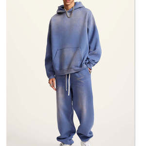 Ensemble de survêtement décontracté pour homme, best-seller, nouvelle collection, personnalisé, jogging, entraînement, hiver, coton, à capuche, 2 pièces - Product Image 4