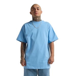 Vente en gros T-shirts d'été personnalisés avec logo graphique grande taille T-shirts élégants imprimés surdimensionnés Slim Fit T-shirts boxy unis de toutes les couleurs - Product Image 1