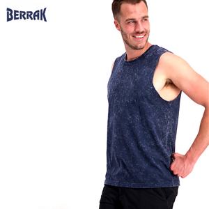 Men Vest Sweatshirt Solid Color Casual Sleeveless O-Neck Polyester Quick Dry Summer Loose Fitness Top Sports Tanks Top - Product Image 5