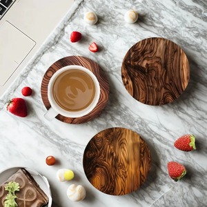 Wooden <b>Coaster</b> <b>Heat</b> Resistant Drink <b>Coasters</b> for Coffee Tea and Dining Table Use <b>Coaster</b> Manufacture Decorative Tea <b>Coasters</b> - Product Image 4