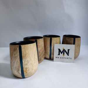 Taza de madera retro de alta calidad con asa, taza de té sencilla grabada para fiestas, venta al por mayor, tazas de madera de jujube para el hogar - Product Image 4