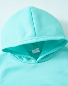 Mint Green Women's Fleece Hoodie Jogger Set Solid Color Two-Piece Tracksuit Casual for Outfit Breathable Eco-Friendly Winter - Product Image 5
