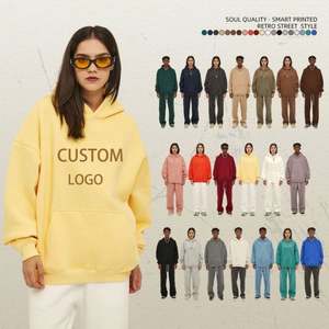 Nouveaux sweats à capuche pour hommes hiver 2025 – Pulls molletonnés surdimensionnés personnalisables – Vente en gros de sweats à capuche unis de haute qualité avec logo personnalisé - Product Image 1