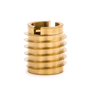 Insert fileté en laiton sur mesure pour pièces en plastique, fabrication industrielle - Product Image 4
