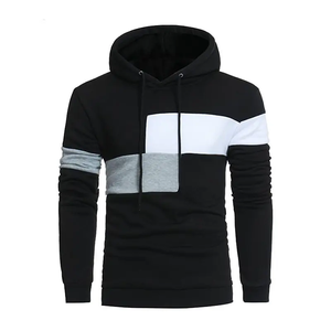 เสื้อฮู้ดดี้กีฬาผู้ชายแบบโอเวอร์ไซส์ ผ้าฟลีซคอตตอน 100% น้ำหนักเบา ระบายอากาศได้ดี แห้งเร็ว เหมาะสำหรับกิจกรรมกลางแจ้งในฤดูหนาว พร้อมโลโก้แบบกำหนดเอง - Product Image 1