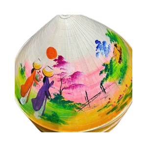 Casquette conique ajustable en feuilles de palmier naturelles, fabriquée à la main au Vietnam, traditionnelle, pour l'extérieur, les voyages, la décoration, souvenir, plage, jardinage - Product Image 3